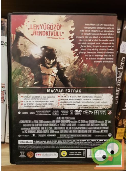 300 Duplalemezes extra változat DVD