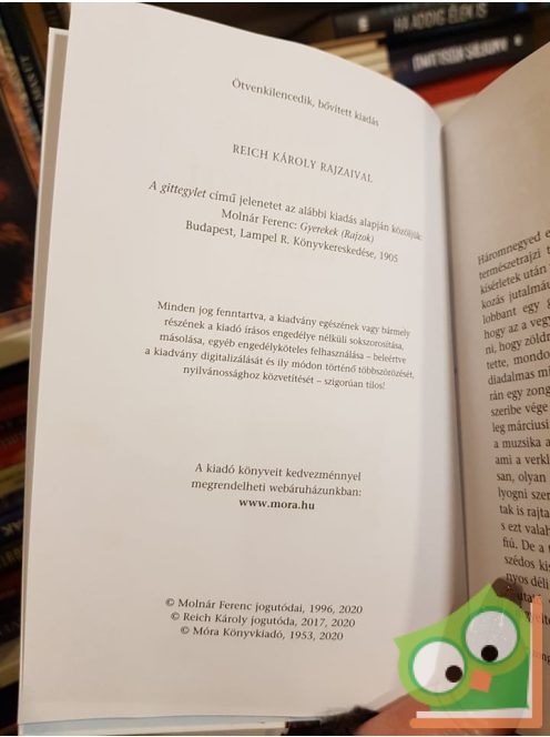 Molnár Ferenc: A Pál utcai fiúk (Gittegylet című jelenettel bővített kiadás)