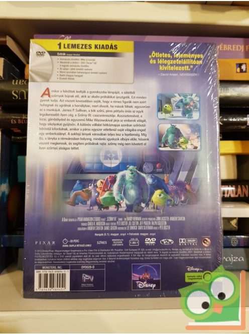 Disney Pixar Klasszikusok: Szörny Rt. - Digibook (könyv+DVD)  - Fóliás, új!  (Ritka!)