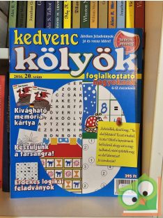   Kedvenc Kölyök Foglalkoztató Nagyoknak 2016/20 szám (6-12 éveseknek)