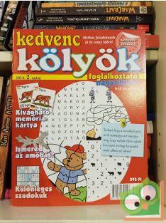 Kedvenc Kölyök Foglalkoztató Kicsiknek 2014/2