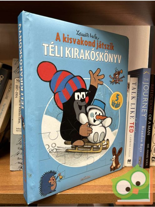 A kisvakond játszik – Téli kirakóskönyv (5 puzzle)