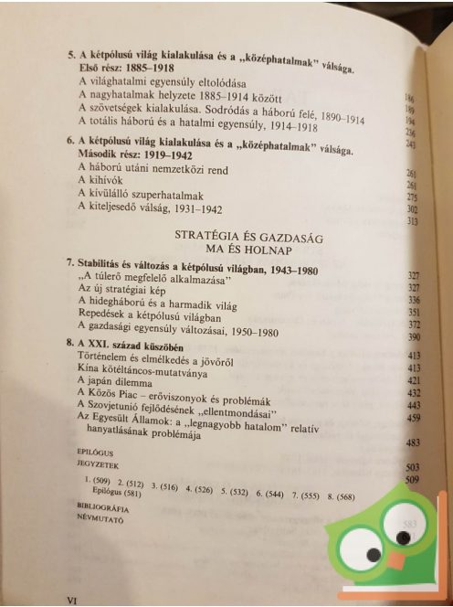 Paul Kennedy: A nagyhatalmak tündöklése és bukása (nagyon ritka)