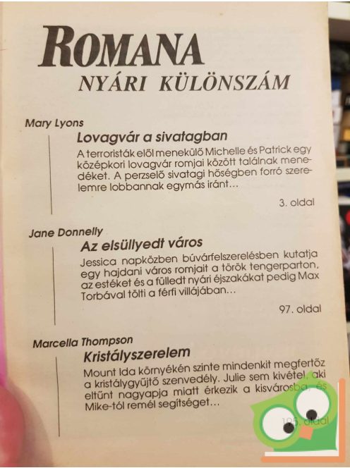 Romana nyári különszám 1993/3