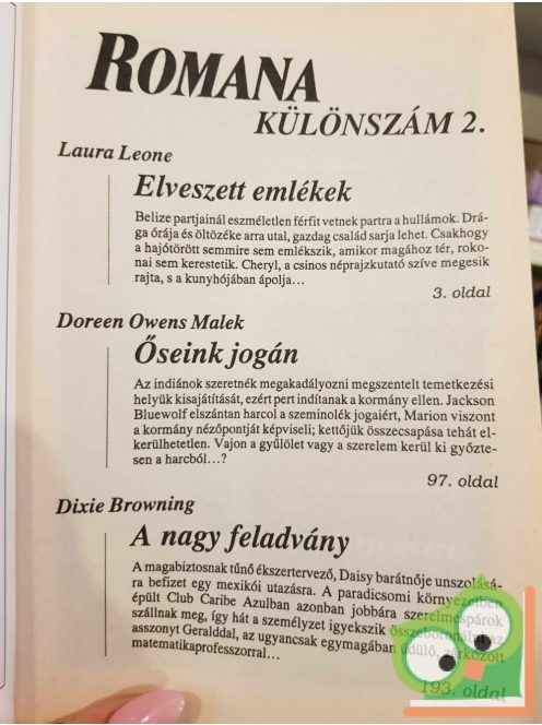 Romana márciusi különszám 1995/2