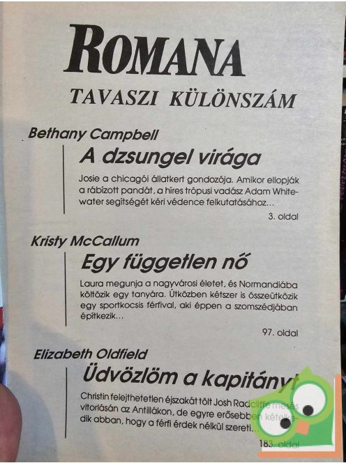 Romana tavaszi különszám 1992