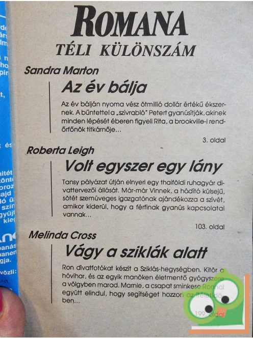 Romana Téli különszám 1992