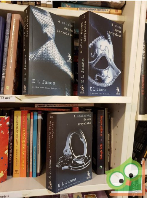 E. L. James: A szürke ötven árnyalata (trilógia, 3 kötet együtt)