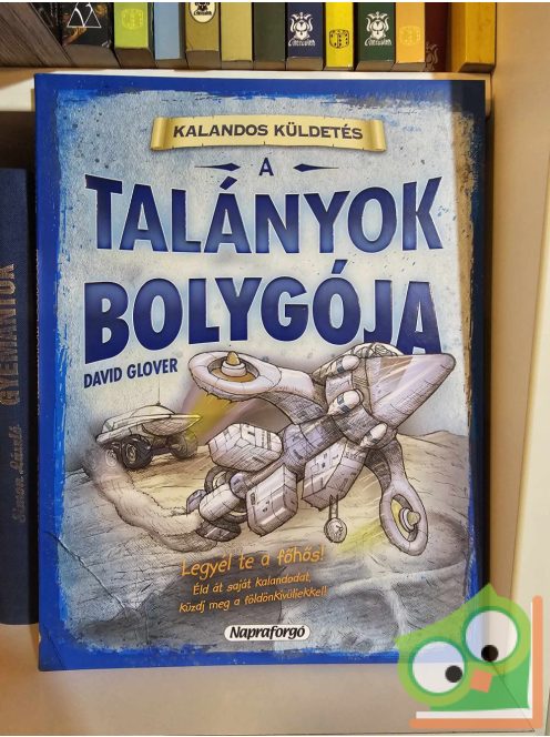 David Glover: A talányok bolygója (Kalandos küldetés lapozgatós könyv) (újszerű)